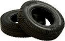 【中古】タミヤ RCビックトラック・オプション & スペアパーツ No.27 TROP.27 トレーラートラックタイヤ 2本 (ハード 22mm幅) 56527