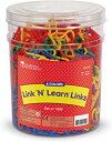 yÁz[[jO \[X]Learning Resources Link 'N' Learn Rainbow Links in a Bucket, Set of 1000 LER0260 [sAi]