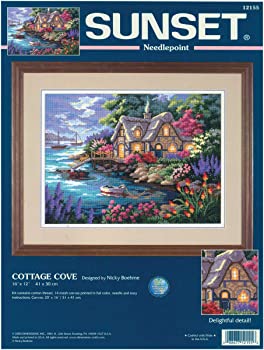 yÁz(gpi)Cottage Cove Needlepoint Kit-16