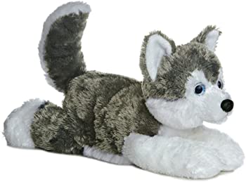 Shadow (Siberian Husky) 12'' Plush Dog by Aurora - Flopsie Series by Aurora World, Inc. 