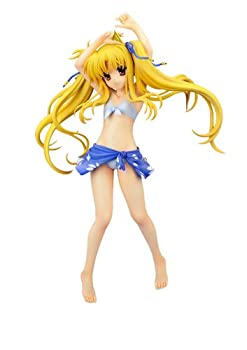 【中古】魔法少女リリカルなのは The MOVIE 1st フェイト・テスタロッサ 水着Ver. (1/7スケール PVC製塗装済完成品)