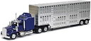 【中古】[ニューレイ]New Ray 1/43 D/C Kenworth W900 Pot Belly Livestock Trailer 15243 [並行輸入品]