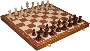 【中古】(未使用品)Chess Set - Tournament Staunton Complete No. 6 Board Game - Hand Made ...