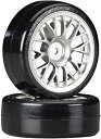 【中古】(未使用品)タミヤ HOP-UP OPTIONS OP.1021 メッキメッシュホイール スーパードリフトタイヤ