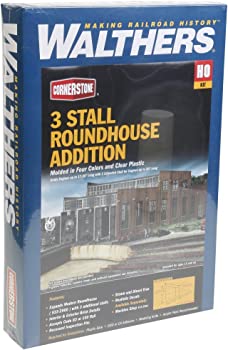 š[륵]Walthers Cornerstone Series Kit HO Scale Modern Roundhouse AddOn Stalls 933-2901 [¹͢]