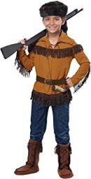 【中古】[カリフォルニアコスチューム]California Costumes Frontier Boy/Davy Crockett Costume, One Color, Small 485 [並行輸入品]