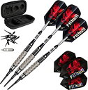 【中古】(非常に良い)Viper 21-2003-18 Pitbull Tungsten Soft Tip Darts - 18 Gram