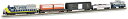 【中古】(非常に良い)Bachmann Trainins - Freightmaster Ready To Run 60ピース 電動列車セット - N Scal...