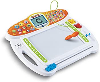【中古】(非常に良い)Vtech 子供 幼児 英語 アルファベット 学習 お絵かきボード 白 おもちゃ 知育玩具