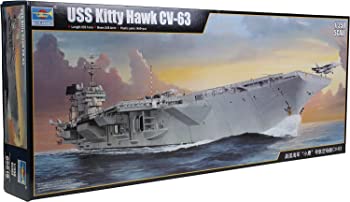 【中古】(非常に良い)トランペッター 1/350 米海軍 空母 CV-63 キティーホーク プラモデル