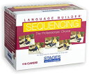 【中古】(非常に良い)Stages Learning マテリアル 言語ビルダー シーケンシング フラッシュカード フォトアクション セルフヘルプ スキルシーケンスカード 自閉症教育