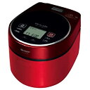 【中古】シャープ ヘルシオ(HEALSIO) ジャー炊飯器 31メニュー厚さ2mm鉄釜タイプ レッド系 KS-GX10A-R