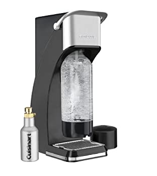 【中古】3ステップで簡単★CO2カートリッジ　SMS-201スパークリング飲料メーカー（ソーダメーカー）　Cuisinart社　ブラック [並行輸入品]