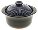 【中古】Kotobuki 190-808 Earthenware Rice Cooker with Matte and Cobalt Blue Spoke Black by Kotobuki(3)