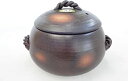 【中古】(非常に良い)炊飯 ご飯土鍋 5合炊き 万古焼