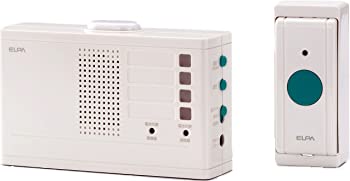 【中古】(非常に良い)ELPA ワイヤレスチャイム 受信器セット EWS-2001