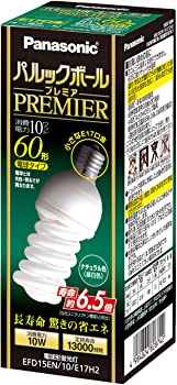 【中古】パナソニック 電球形蛍光灯 パルックボールプレミア 電球60W形相当 口金直径17mm ナチュラル色 EFD15EN10E17H2【メーカー名】【メーカー型番】【ブランド名】【商品説明】パナソニック 電球形蛍光灯 パルックボールプレミア 電球60W形相当 口金直径17mm ナチュラル色 EFD15EN10E17H2本体重量:0.046Kg定格電圧:100V 50/60Hz共用定格消費電力:10W定格寿命:13,000時間(定格寿命は平均値であり、保証値ではありません。)仕様1:光色=ナチュラル色、口金直径17mm中古品のため使用に伴うキズ等がございますが、問題なくご使用頂ける商品です。画像はイメージ写真ですので商品のコンディション、付属品の有無については入荷の度異なります。当店にて、動作確認・点検・アルコール等のクリーニングを施しております。中古品のため限定特典や補償等は、商品名、説明に記載があっても付属しておりません予めご了承下さい。当店では初期不良に限り、商品到着から7日間は返品を 受付けております。他モールとの併売品の為、完売の際はご連絡致しますのでご了承ください。ご注文からお届けまで1、ご注文⇒ご注文は24時間受け付けております。2、注文確認⇒ご注文後、当店から注文確認メールを送信します。3、お届けまで3〜10営業日程度とお考え下さい。4、入金確認⇒前払い決済をご選択の場合、ご入金確認後、配送手配を致します。5、出荷⇒配送準備が整い次第、出荷致します。配送業者、追跡番号等の詳細をメール送信致します。6、到着⇒出荷後、1〜3日後に商品が到着します。　※離島、北海道、九州、沖縄は遅れる場合がございます。予めご了承下さい。お電話でのお問合せは少人数で運営の為受け付けておりませんので、メールにてお問合せお願い致します。営業時間　月〜金　10:00〜17:00お客様都合によるご注文後のキャンセル・返品はお受けしておりませんのでご了承下さい。