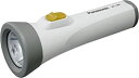 【中古】(未使用品)パナソニック LED懐中電灯 乾電池エボルタ付 BF-158BK-W