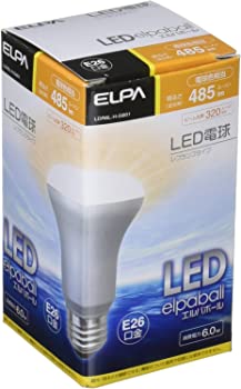 【中古】ELPA LED電球 レフ球形 口金直径26mm 電球色 LDR6L-H-G601