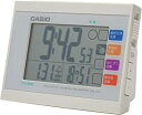 【中古】(非常に良い)CASIO(カシオ) 目覚まし時計 電波 デジタル 生活環境 温度 湿度 カレンダー 表示 ホワイト 8.8×11.6×7.1cm DQL...