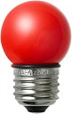 【中古】(非常に良い)ELPA 防水型LED装飾電球 ミニボール球形 口金直径26mm G40 レッド LDG1R-G-GWP254