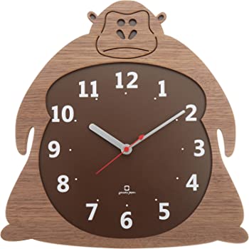【中古】ヤマト工芸 Clock Zoo 掛け時計 ゴリラ YK14-003-ゴリラ ブラウン サイズ:約W29 D2.5 H29.5 【中古】ヤマト工芸 Clock Zoo 掛け時計 ゴリラ YK14-003-ゴリラ ブラウン サイズ:約W29 D2.5 H29.5