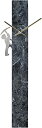 【中古】SPICE OF LIFE(スパイス) 振り子 壁掛け時計 PILLAR EDGE マーブルグレー 21×59.5×6.5cm ウォール クロック TE...