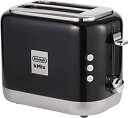 【中古】デロンギ(DeLonghi) ケーミックス ポップアップトースター 10枚~5枚切食パン対応 リッチブラック kMix TCX752J-BK