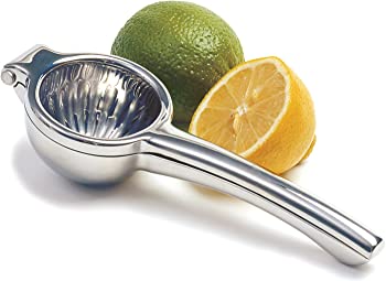 (未使用品)Norpro レモン スクイーザー 柑橘類 プレス ハンドヘルドの フルーツ ジューサー ステンレス スチール