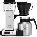 【中古】(非常に良い)サーマルカラフとMoccamaster 79212 KBTS 8カップコーヒーブリューワー、ポリッシュシルバー