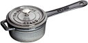 【中古】(非常に良い)Staub .25クォート ソースパン グラファイトグレー