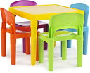 yÁz(gpi)gbg`[^[X@qpe[u@CX4_Zbg Tot Tutors Kids' Table and 4 Chair Set, Plastic TC911