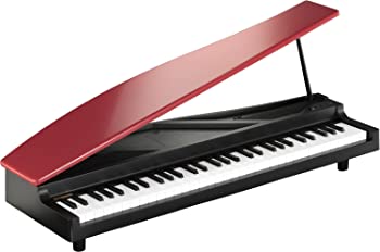 【中古】KORG MICROPIANO マイクロピアノ ミニ鍵盤61鍵 レッド 61曲のデモソング内蔵 自動演奏可能