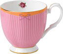 【中古】Royal Albert Candy Vintage Mug Sweet Stripe, 10.5 oz by Royal Albert