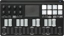 【中古】KORG 定番 USB/ワイヤレス オールインワン モバイルMIDIキーボード nanoKEY Studio 音楽制作 DTM A4サイズ コンパクト設...