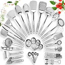 【中古】ステンレススチールキッチン台所用品調理用品台所用具セット???29???Nonstick Cookware Set with Spatula???Bes...