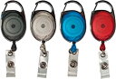 【中古】(未使用品)Carabiner-Style Retractable ID Card Reel, 30