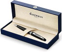 【中古】(未使用品)Waterman Expert Gift Box includes Medium Nib Chrome Trim Ball Pen - Ma...