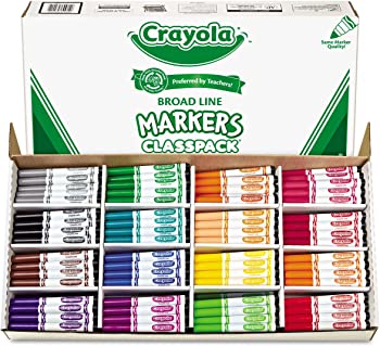 楽天GoodLifeStore【中古】Crayola Markers Classpack, Non-Washable, 256 per Box, Assorted （CYO588201） おもちゃ [並行輸入品]