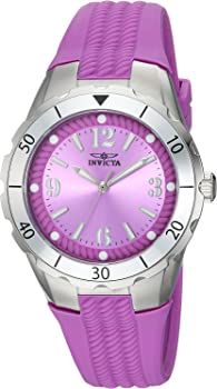 【中古】インビクタWomen 's ' Angel ' QuartzステンレススチールとポリウレタンCasual Watch, Color :パープル(モデル: 24123?) 1