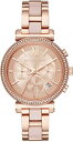 【中古】Michael Kors Women 039 s Analogue Quartz Watch with Stainless Steel Strap MK6560