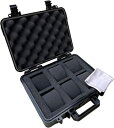 【中古】(非常に良い)ModernGen 腕時計用ボックスケース 6本収納用 高耐久 プラスチック製 耐衝撃性 防水