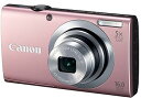 【中古】(非常に良い)Canon デジタルカメラ PowerShot A2400IS ピンク 1600万画素 光学5倍ズーム PSA2400IS(PK)