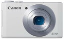 【中古】Canon デジタルカメラ PowerShot S110 約1210万画素 F2.0 光学5倍ズーム ホワイト PSS110(WH)