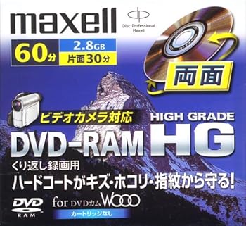 【中古】(非常に良い)maxell ビデオカメラ用8cmDVD-RAM DRM60HG.1P ベアタイプ 両面2.8GB/60分 【中古】(非常に良い)maxell ビデオカメラ用8cmDVD-RAM DRM60HG.1P ベアタイプ 両面2.8GB/60分