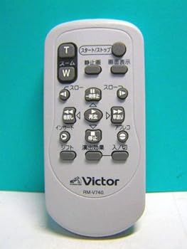 【中古】ビクター ビデオカメラリモコン RM-V740