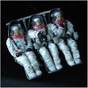 【中古】ニューウェア 1/32 アポロ計画 宇宙飛行士 3体セット (レベル用) レジンキット NWA051