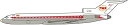 【中古】マッハ2 1/72 アメリカ 727-200 トランス・ワールド航空 プラモデル MA2GP111TWA