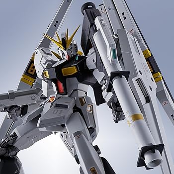【中古】P-BANDAIメタルロボットスピリッツ:NUガンダム ダブルFINファンネルタイプ