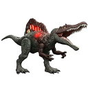 【中古】(非常に良い)マテル ジュラシックワールド(JURASSIC WORLD) ダメージ!ひかる スピノサウルス 子供向けフィギュア 恐竜 おもちゃ 全長:...